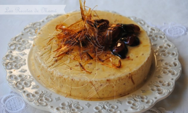 Biscuit glacé con praliné de almendras