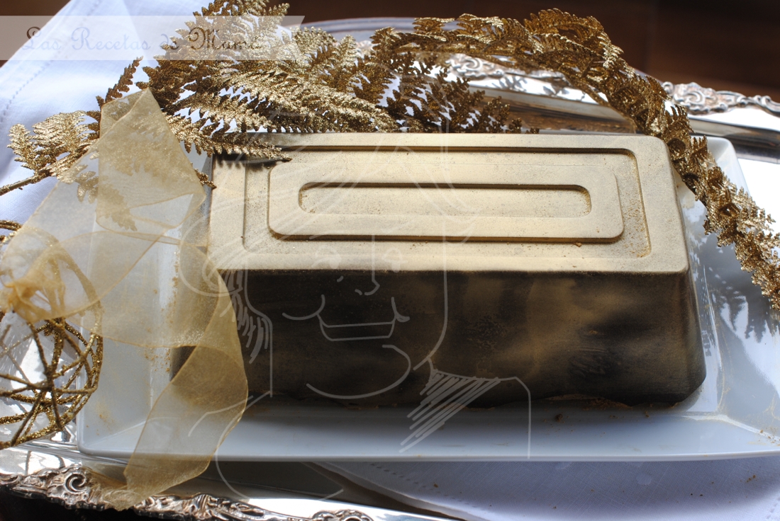 Turrón de chocolate / lingote de oro