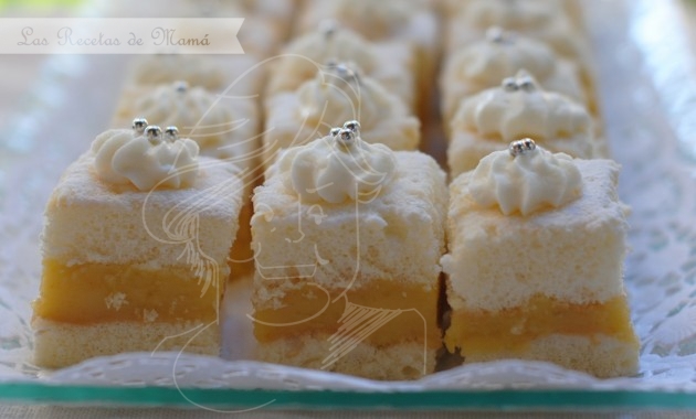 Bizcochitos con crema de limón