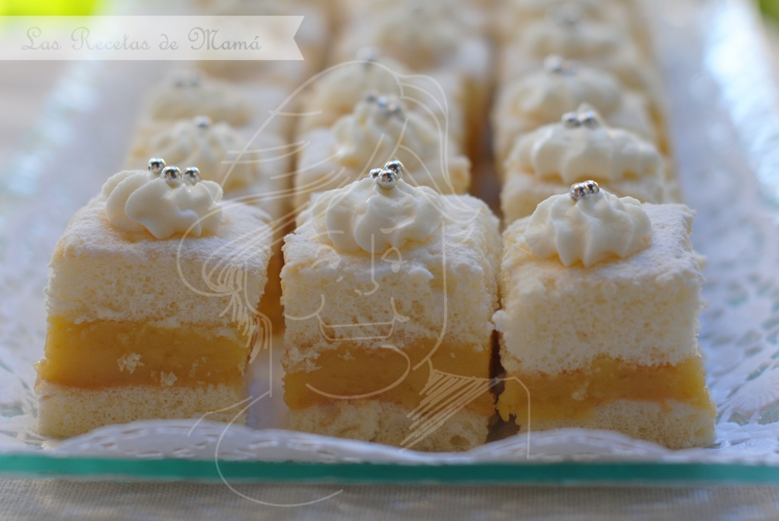 Bizcochitos con crema de limón