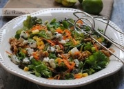 Ensalada especial con vinagreta de mango y nueces