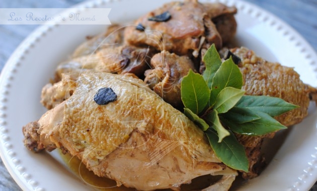 Pintada en salsa de almendras y trufa