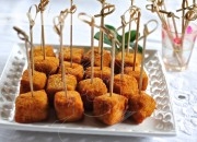 Croquetas de queso Stilton en dados
