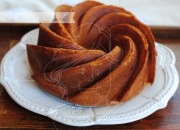 Bundt cake de nata batida y vainilla