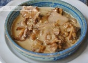 Rebozuelos a la crema
