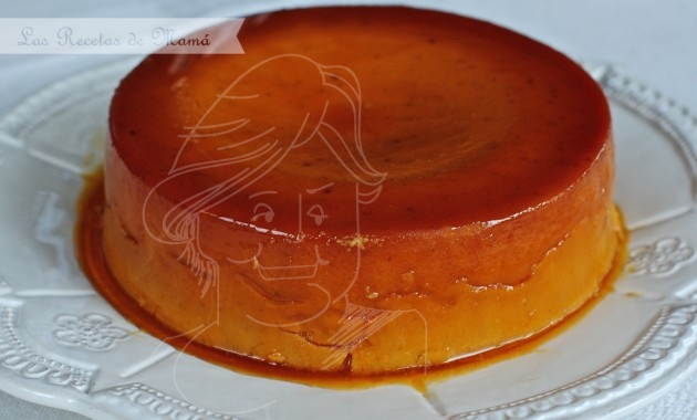 Flan casero de dulce de leche