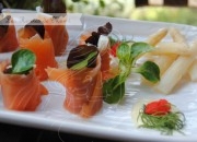 Rollitos de salmón