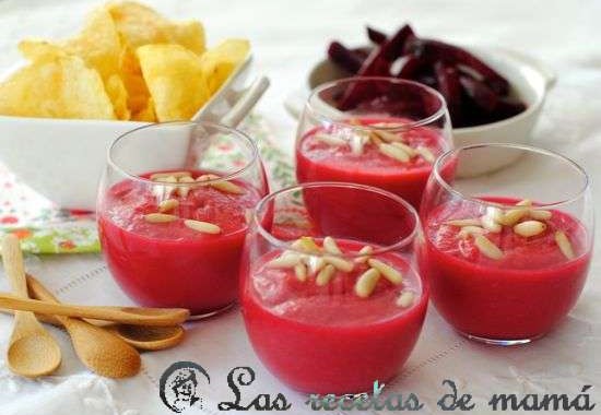 Salmorejo de remolacha