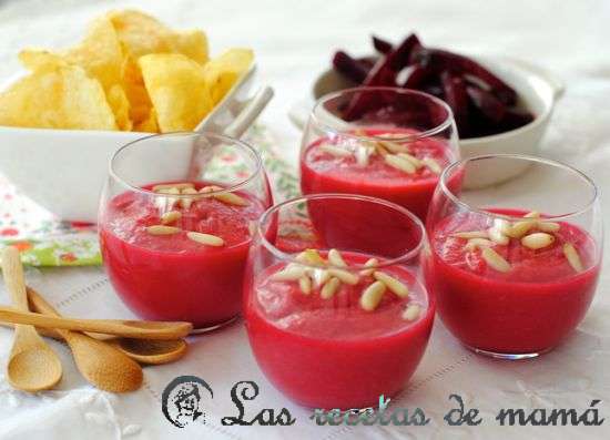 Salmorejo de remolacha