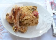 Arroz basmati con pollo y verduras