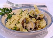 Fetuccini con almejas