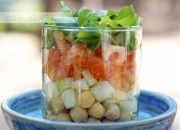 Garbanzos fríos a la menta