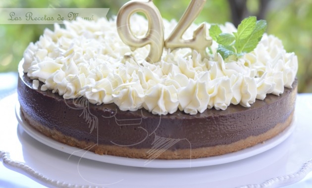 Tarta blanco y negro