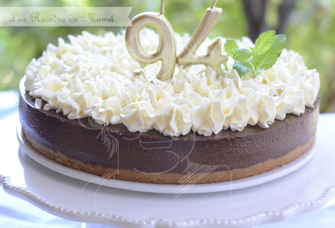 Tarta blanco y negro
