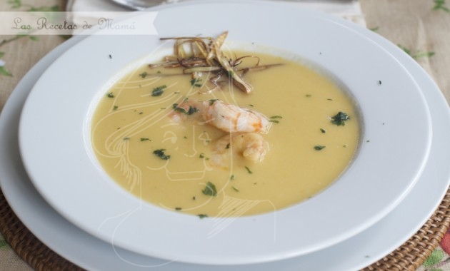 Crema de puerros y zanahorias. Video receta.
