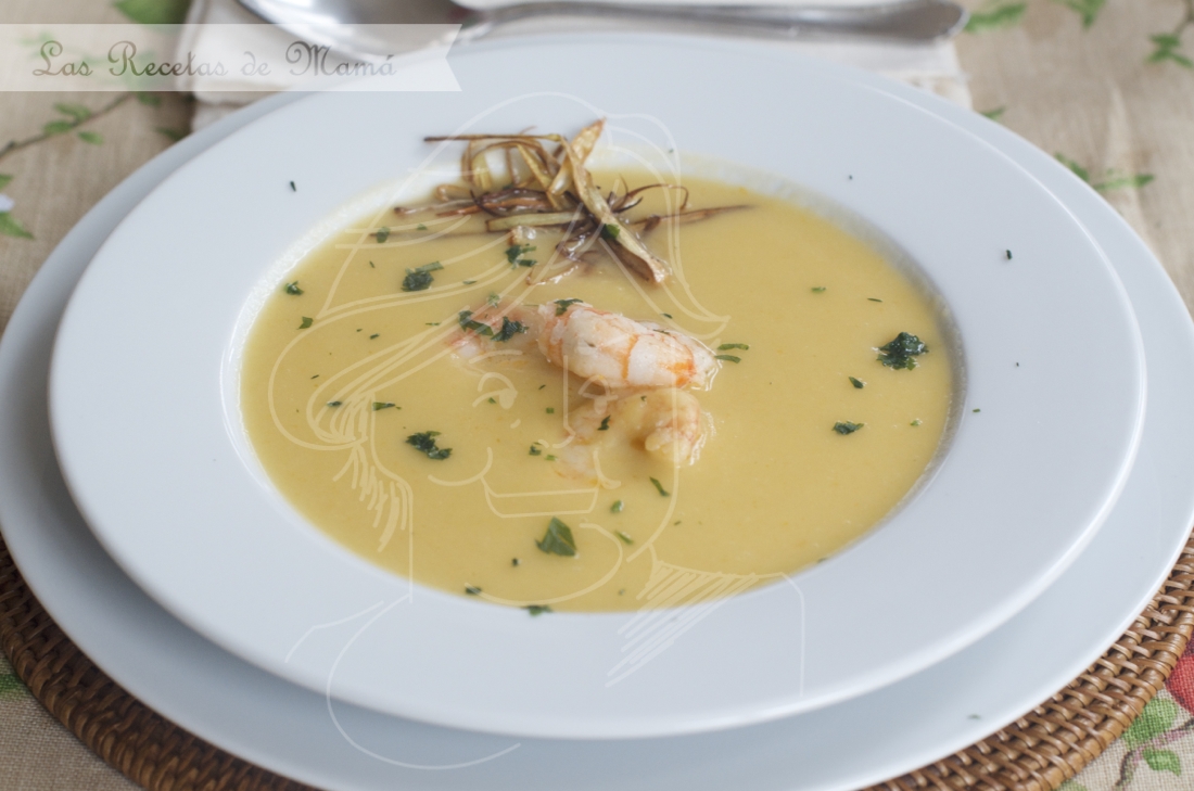 Crema de puerros y zanahorias. Video receta.