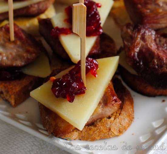 Montaditos de secreto ibérico