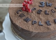 Tarta mousse de chocolate y café irlandés. Video receta.