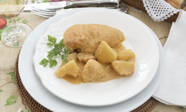 Escaldums mallorquins de pollastre – Pollo mallorquin