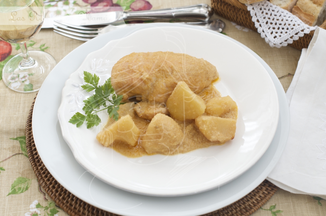 Escaldums mallorquins de pollastre – Pollo mallorquin