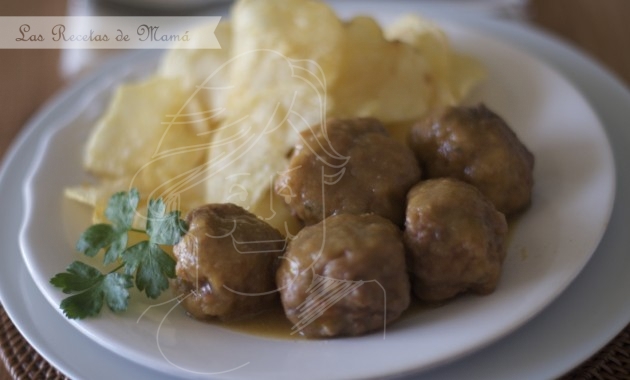 Receta de albóndigas de choco