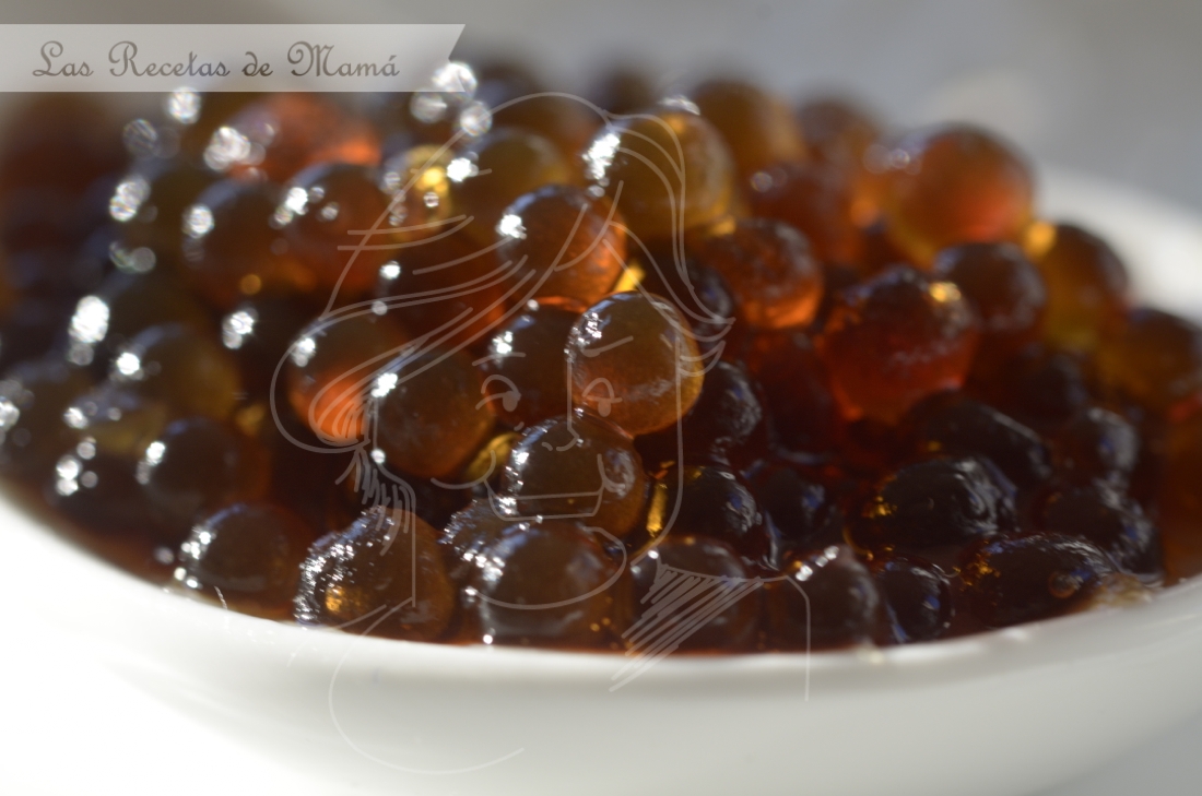 Esferificaciones con agar agar. Video receta.