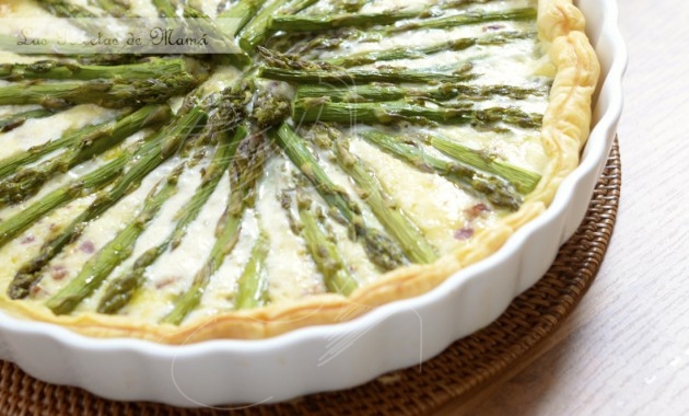 Pastel de espárragos