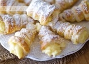 Canutillos de de hojaldre rellenos de crema, video receta