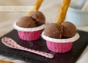 Helado de Nutella con barquillos crujientes. Video receta.