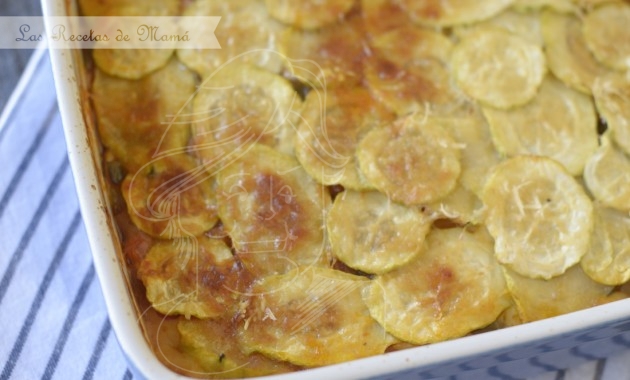 Gratinado de calabacín, paso a paso