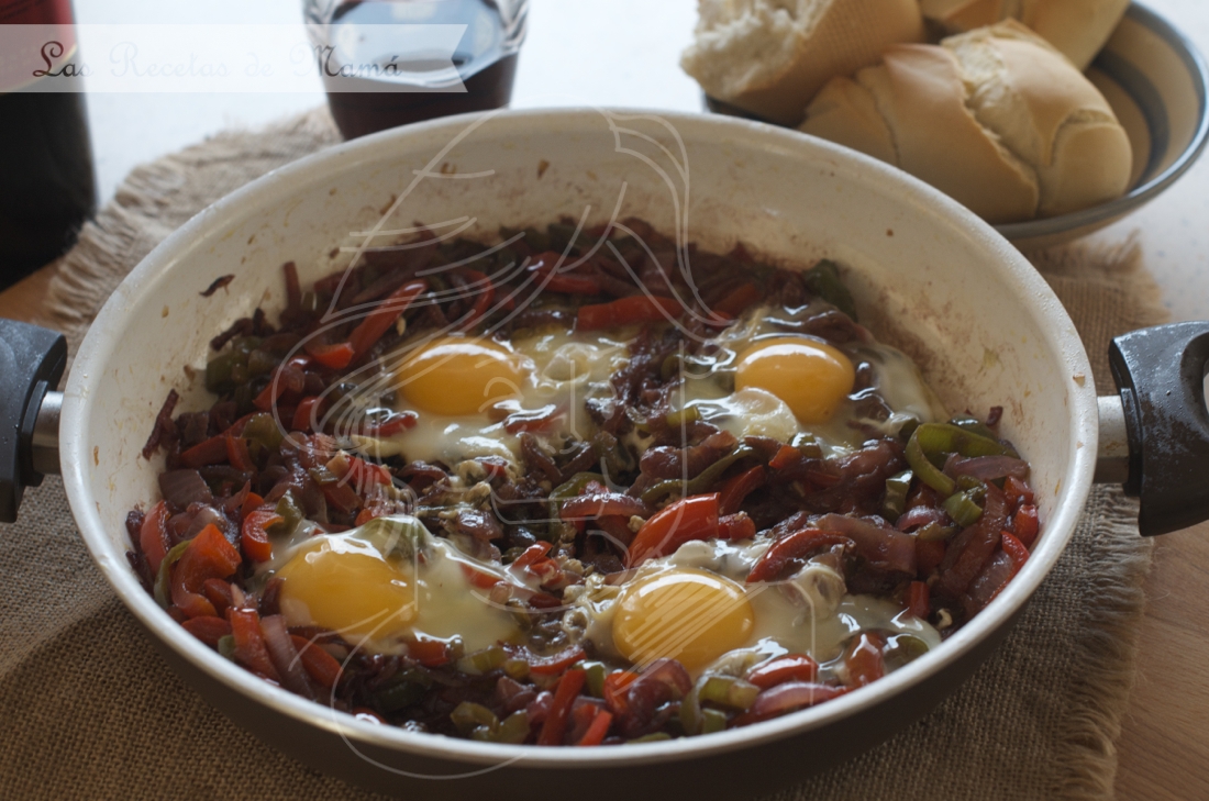 Huevos al vino de Somontano