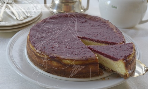 Tarta de queso y chocolate blanco. video receta.