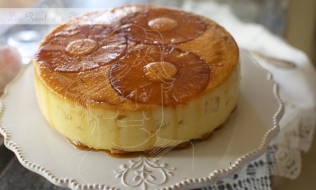 Receta de tarta de piña sin horno