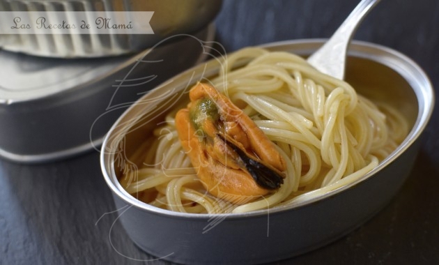 Receta de mejillones en escabeche con espagueti