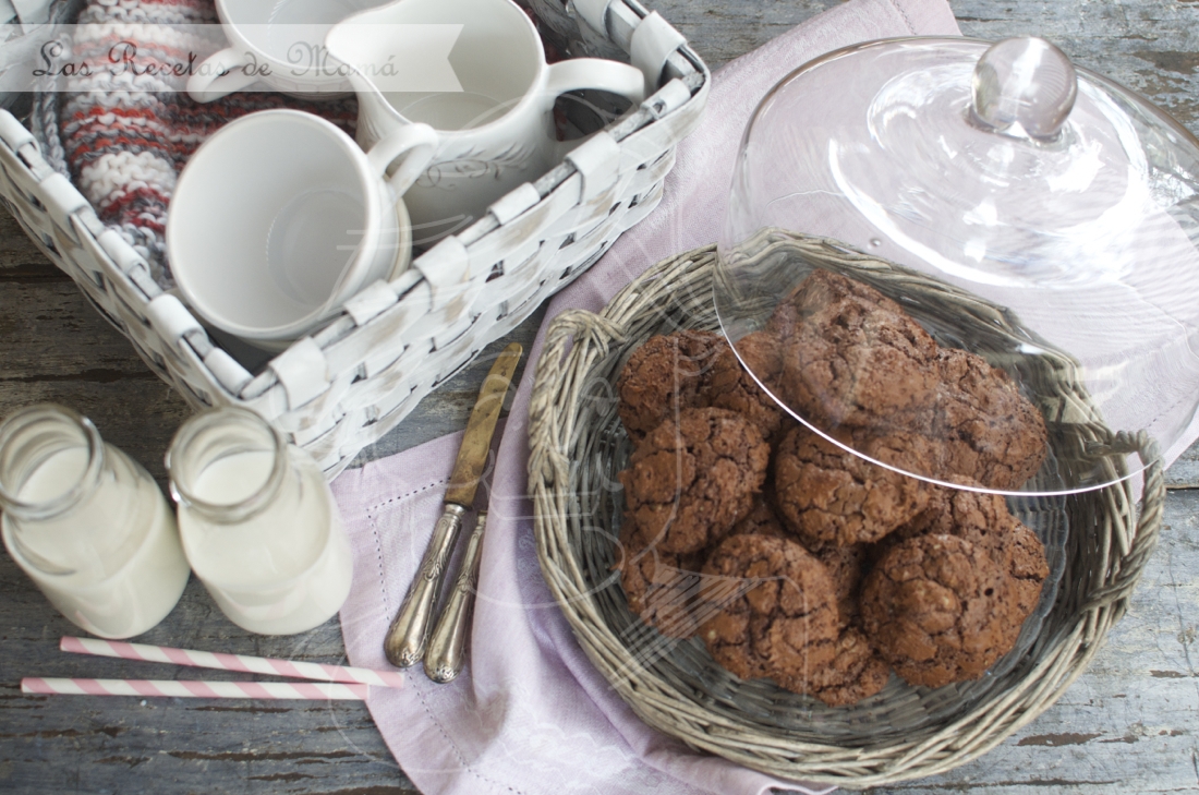 ¡¡ Es imposible comer solo una !! Brownie en forma de galletitas, una delicia