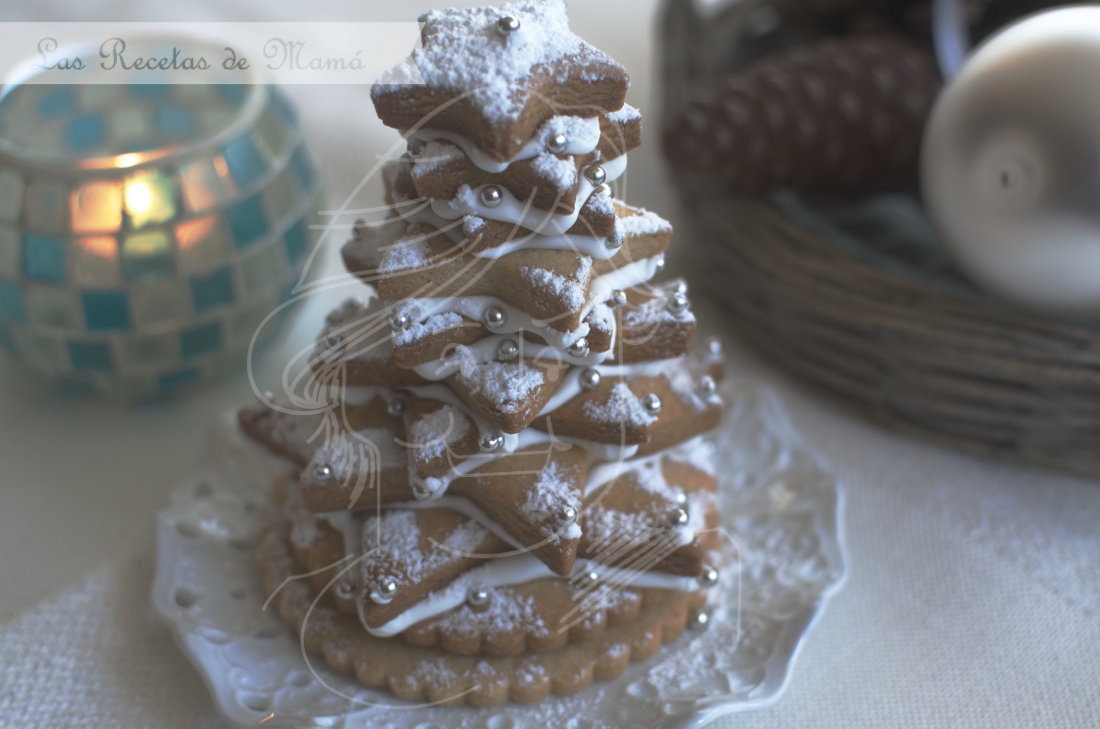 árbol de navidad de galletas