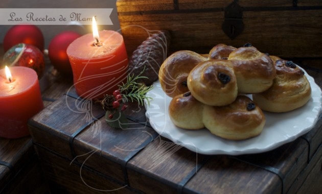Lussekatter, bollos de Santa Lucia. Video receta