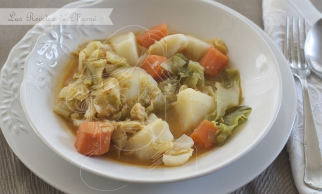 Estofado de hortalizas, receta de invierno.