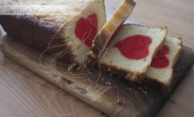 Bizcocho con corazón. Video receta
