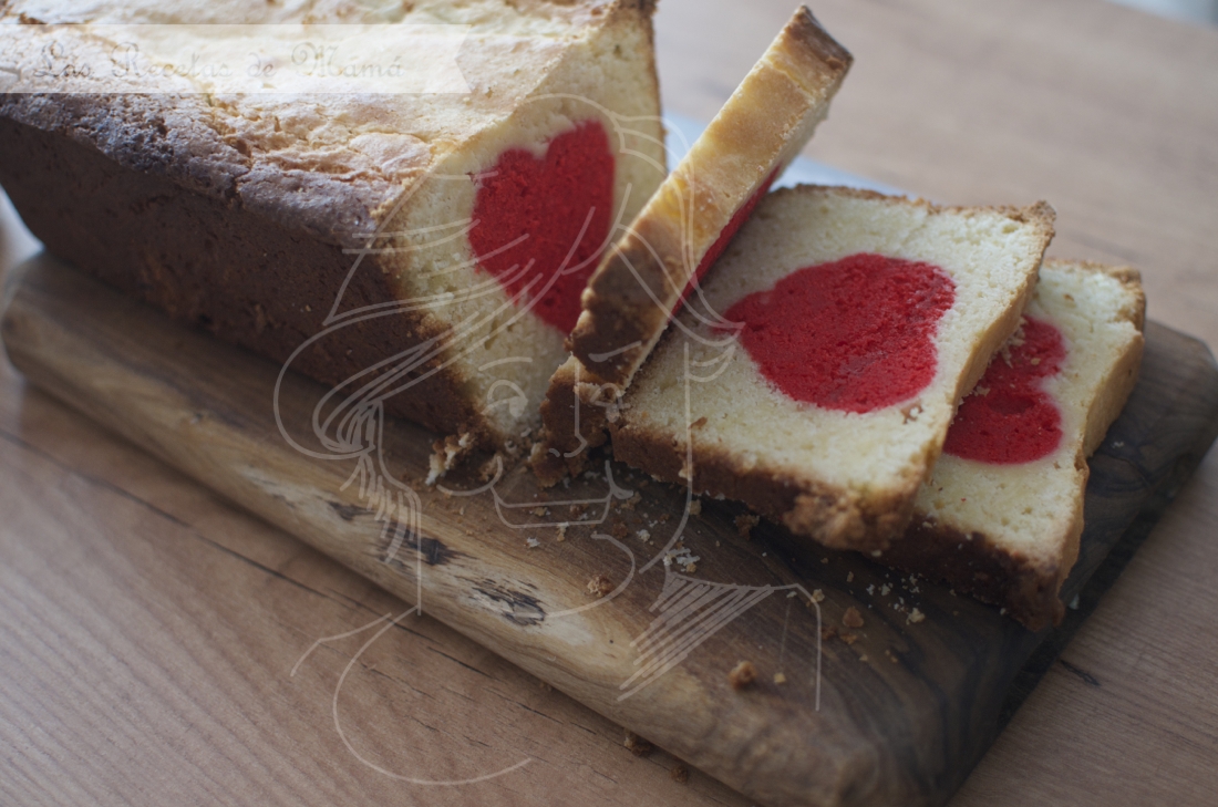 Bizcocho con corazón. Video receta