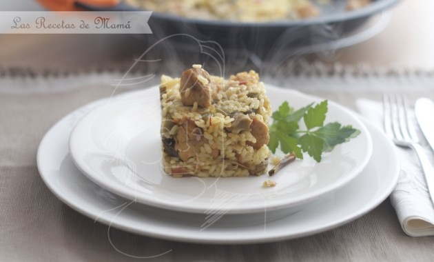 Arroz con pollo y verduras. Video receta