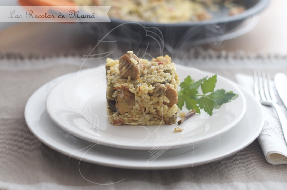 Arroz con pollo y verduras. Video receta