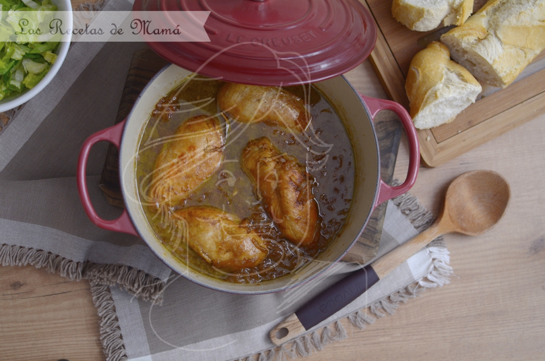 Pollo agridulce en Cocotte. Video receta