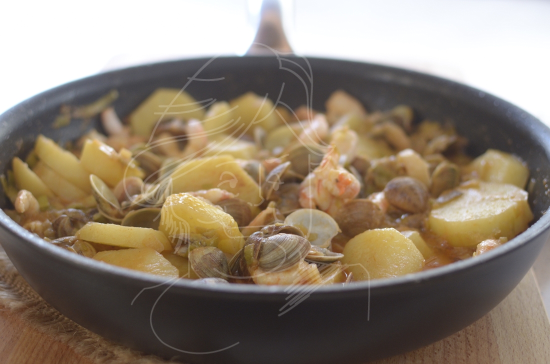 Cazuela marinera. Video receta