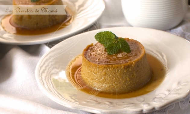 Flan casero de café bombón. Video receta
