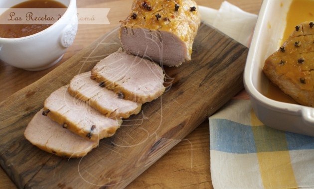 Lomo glaseado. Video receta