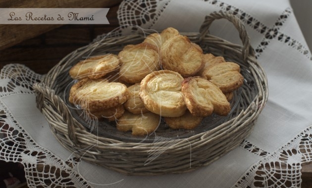 Palmeritas de hojaldre. Video receta