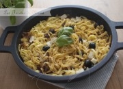 Tallarines con Gorgonzola y Jamón. Video receta