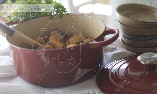 Marmita de bonito en cocotte. Video receta