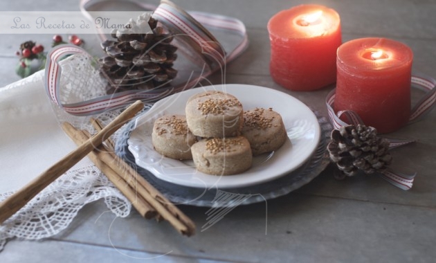 Mantecados de canela y ajonjolí. Video receta